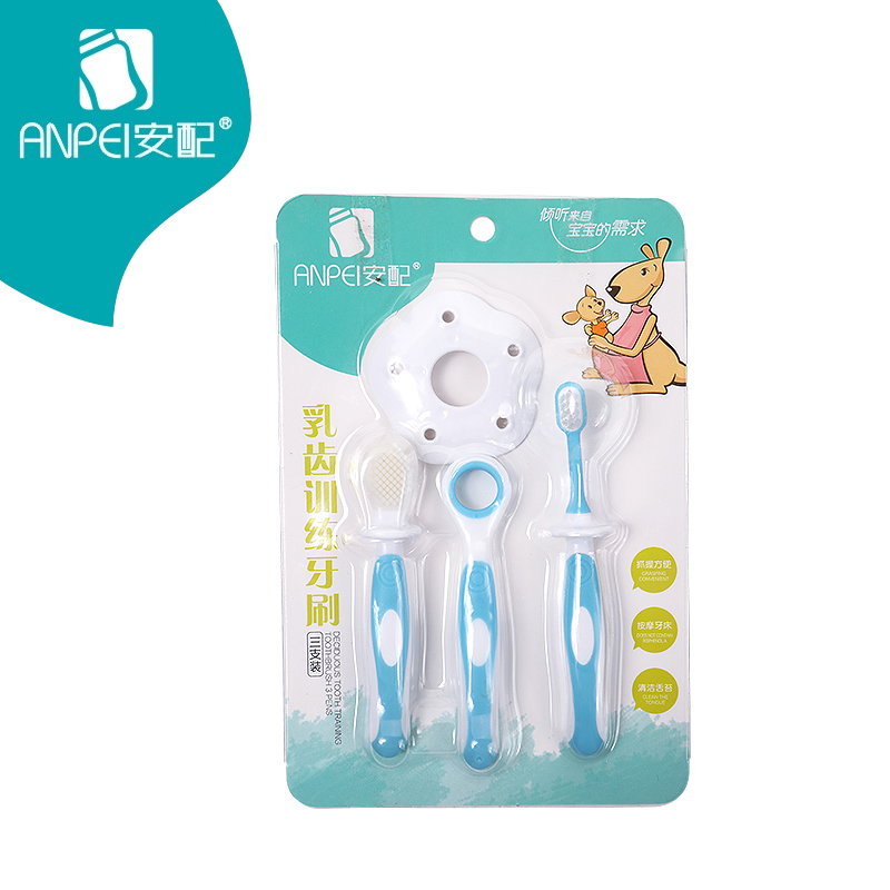 install baby toothbrush, baby soft hair brush, baby 0-1-2-3-year-old silicone toothbrush