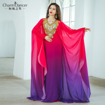 New belly dance suit Khaleegyy haliji gradient color closeted cashew gowns throwback dress folklore 073
