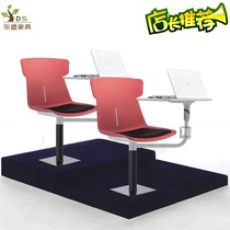 Ladder classroom recording chair with table board Student chair Integrated computer chair School desk chair board chair Training belt Writing