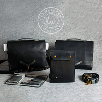 LeWhisper Designer Series all-round version multi-function business leisure commuter official document poor bag shoulder