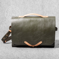 Lewhisper designer series minimalist edition commuter business messenger bag 13 inch limited color olive green men and women