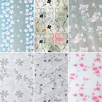 3d three-dimensional frosted window glass sticker home light transparent opaque anti-light window flower film door bathroom home