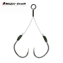 MajorCraft Japanese horse brand tie a good iron plate double hook deep sea boat fishing big object hook slow shake iron plate fish hook