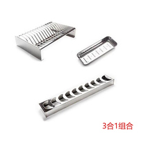 Kitchen stainless steel basket seasoning basket cupboard dish rack storage chopsticks box dish tray storage chopsticks box dish rack drain rack