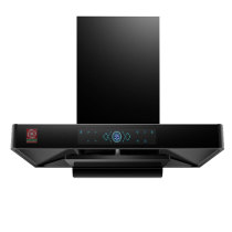 Japan Sakura top suction range hood household kitchen wall-mounted side suction dual motor large suction automatic cleaning