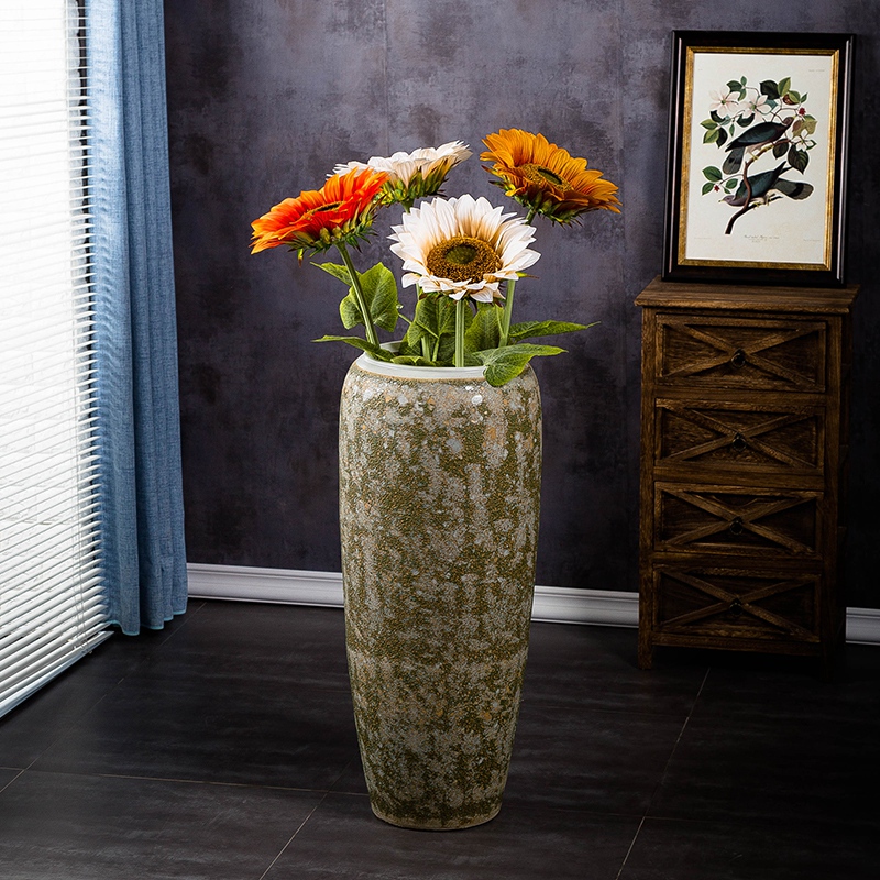 Restoring ancient ways of jingdezhen ceramic big vase landed the dried flower arranging furnishing articles window decoration hotel villa decoration POTS