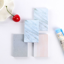 Rectangle Stones stick Notes Memo Pad Stickers marble Post-it Notes