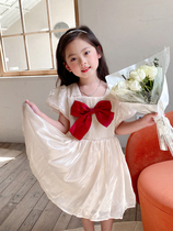 NextElsa Girls' dress New baby's birthday dress in summer 2022 Little girl Qianqi Princess skirt