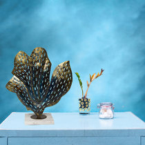 Indian fashion imported creative wrought iron plant shape modern minimalist home living room decorations room crafts