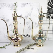 Indian fashion bronze Big Pot Pot Xinjiang characteristic ethnic handicrafts bronze handicraft gifts