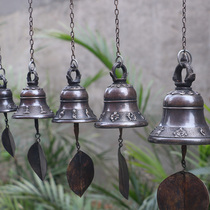Bed and breakfast temple decoration Nepal handmade pure copper small bells Copper bells Balcony eaves hanging door decoration Feng Shui wind chimes