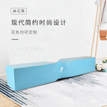 FRP shopping mall seat public leisure chair straight bar stool custom twisted modeling chair outdoor FRP chair