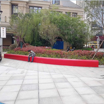 Outdoor glass fiber reinforced plastic bench bench garden landscape seat waiting lounge chair custom twisted special-shaped bench