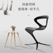 Nordic fashion FRP chicken claw shape leisure chair special-shaped hollow Bar Club model room living room single chair