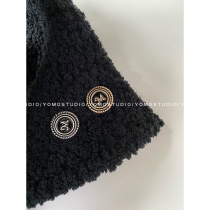 YOMOSTUDIO metal button button button letters M point oil decorative buckle knitted sweater cardigan button coat coat coat