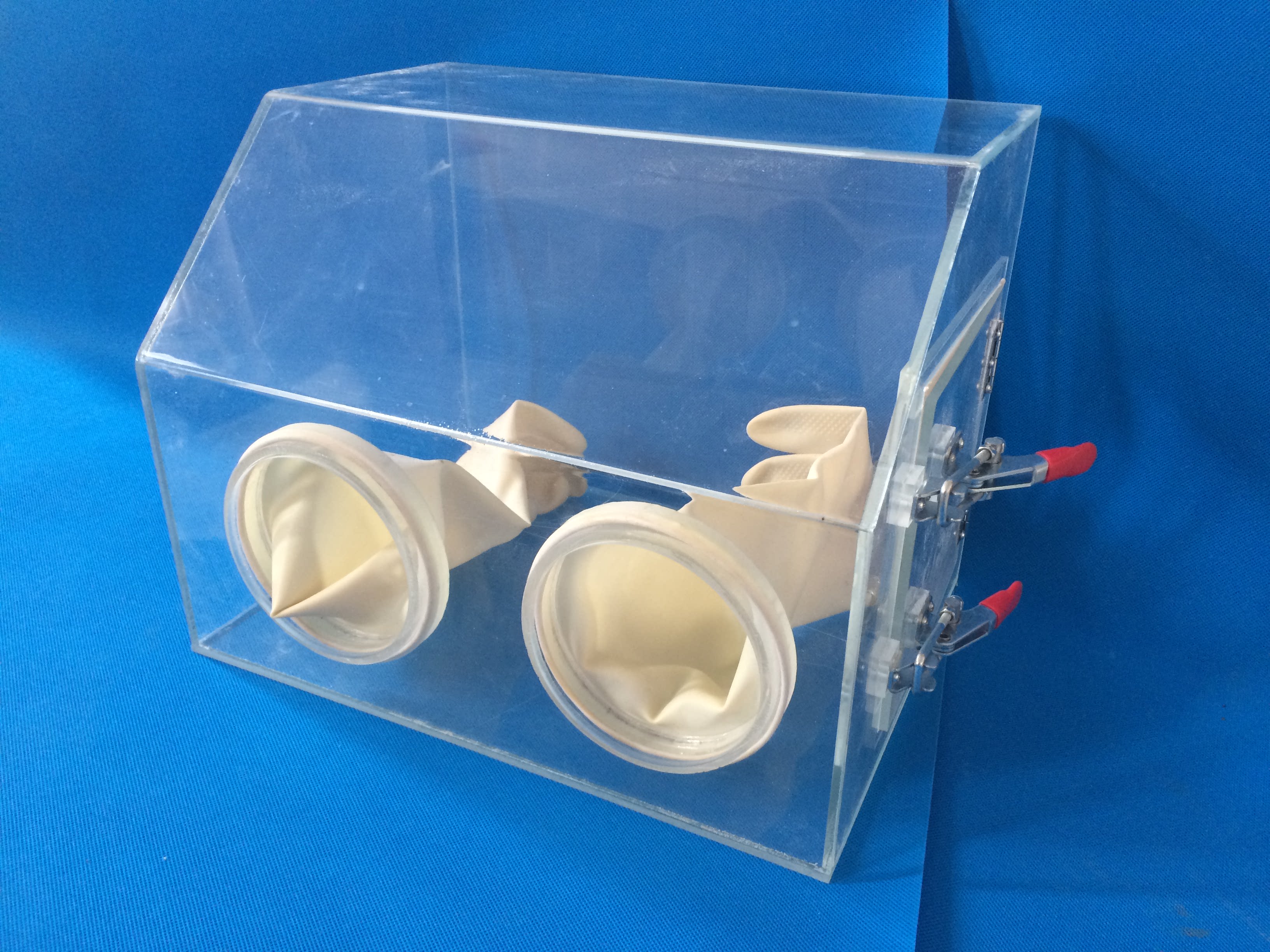 厂家定做无尘防尘操作箱 有机玻璃无菌操作箱 实验有机玻璃手套箱