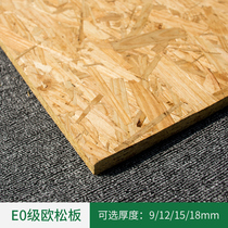 Shengda plate 18mm osb board osb board particleboard Wheat straw board Cabinet furniture custom environmental protection Asair board