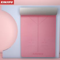 tpe yoga mat floor mat home beginner non-slip female padded widened exercise mat yoga mat