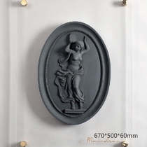 Fine Craftsman Sculptures Women Plaster Modern Art Wall Accessories Light Extravagant and Soft Fitting Rooms for the sale of the house