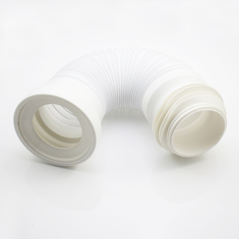 墙排马桶排污管 后排水硅胶侧排坐便器连接管 加厚钢丝马桶侧排管