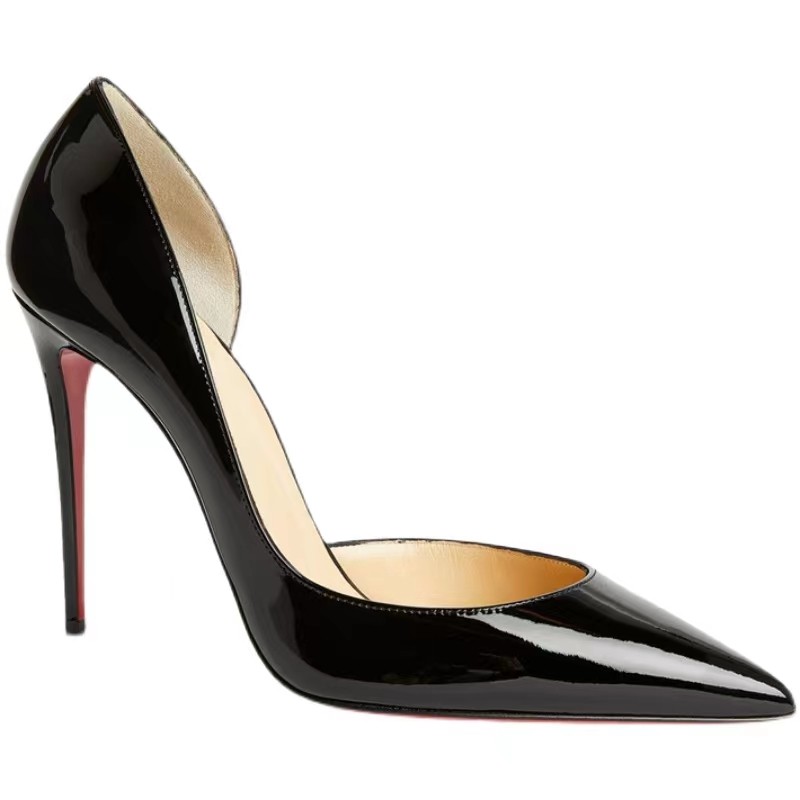 黑色内侧空8.5cm杏色内里 原标红底