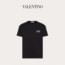VALENTINO VALENTINO men VLTN TAG print T-shirt