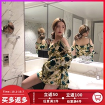 OLASTAGE Australian niche design brand LIONESS cooperation new green velvet vintage print jacket