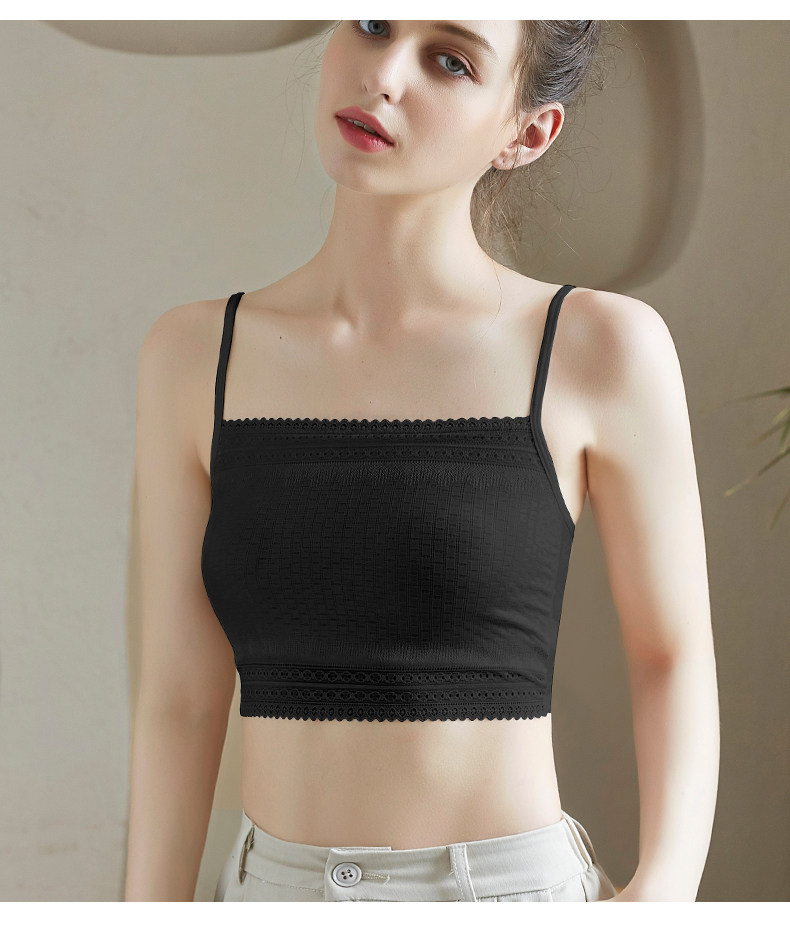 ideamini背心/吊带/打底衫 ideamini抹胸内衣女裹胸打底衫内搭防走光