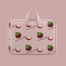 Computer handbag woman can hang suitcase applicable Lenovo Xiaomi Apple Huawei 13 3 inch notebook Dell stylish good-looking HP stars 14 inch 15 6 inch computer handbag cute