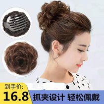 Wig Pellet Head Grip Clip Flower Bud Hair Clip Large Flower Realistic Wig Bag Disc Claw Clip Type Hair Bag Hairdresser