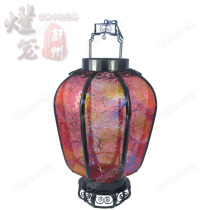 Classical Large-Head Iron Art Lantern Imitation Ancient Holiday Celebration Festive Wedding Celebration Hand Chandelia Printed Word Order