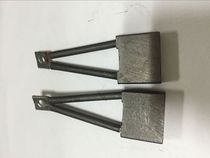 Forklift forklift carbon brush 20X20X12MM wide face out of double wire graphite carbon brush 20 * 20 * 12