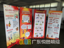 Fire Four Capability Posters Safety Posters Knowledge Slogan X Exhibition Frame Door Type Exhibition Frame Yi La Pao Slogan
