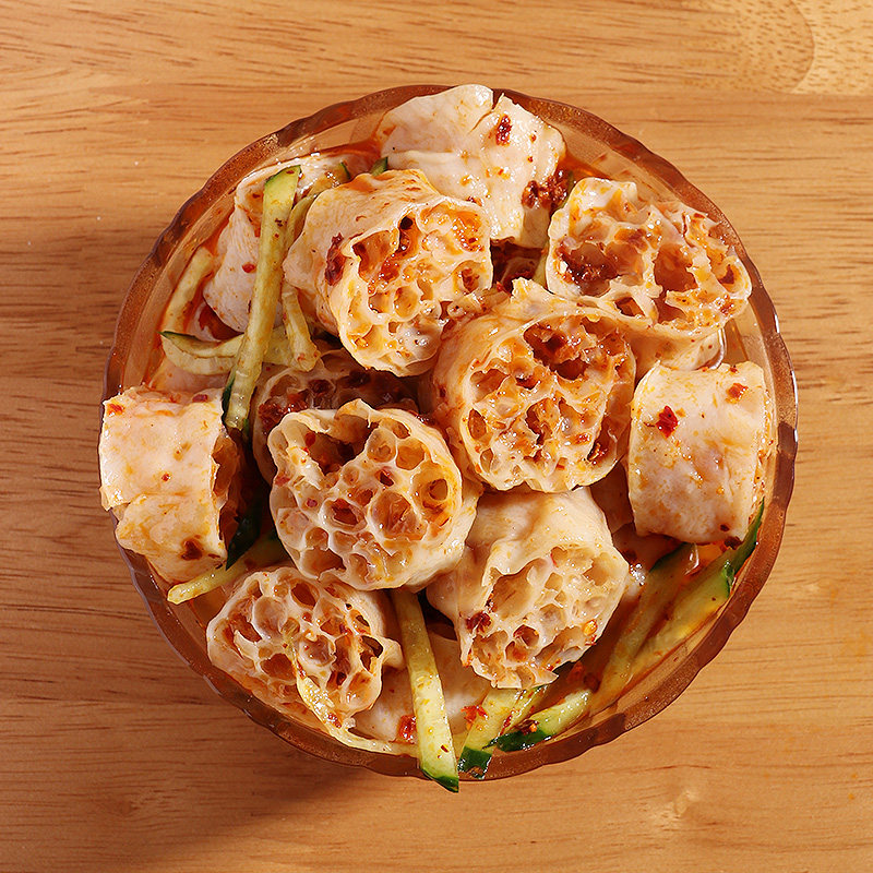 麦田派凉拌面藕干货500g