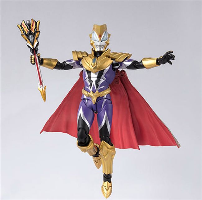 热销日本万代捷德奥特曼玩具shf可动尊皇形态奥特之王基德魂限定?