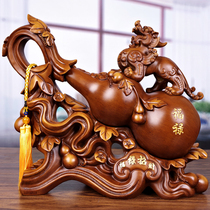 Zucai gourd ornaments large Chinese home feng shui living room porch TV wine cabinet decorations