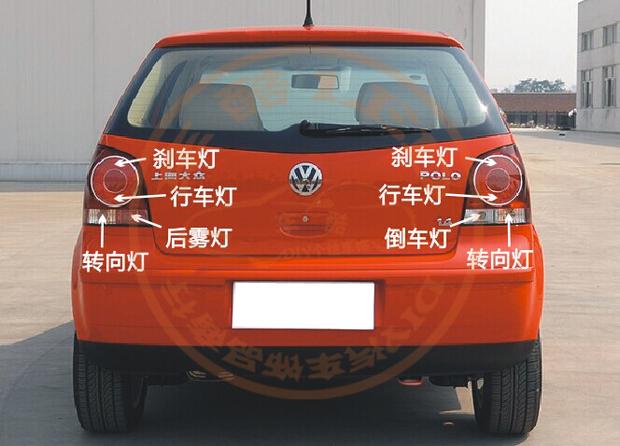 金牌改装店 我要改灯 汽车改装配件 优惠券 ★下图为灯泡位置示意图