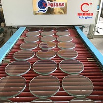 Custom tempered glass round square piece perforated high temperature and high pressure explosion-proof boiler sight glass flange glass sheet