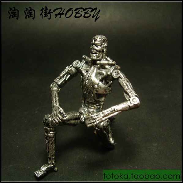 ea133-2可动人偶|银 3.75寸 未来战士 终结者t800 t100机械骨架