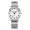 B-559 Women's Silver Shell White Face Spring Steel Strip