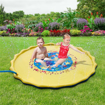 Children play beach toys summer inflatable children outdoor water spray pad thickened pvc inflatable water spray toy pad