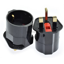 German French conversion English plug (with ground wire) 501E with Fuse 13A250V embedded with ground