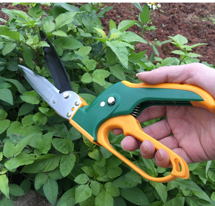 进口园林草剪造型剪 360度旋转刀头园艺手动割除修剪草皮草坪剪刀