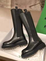 (Locke Girl) high-barrel knee-length boots Knight boots Womens smokeboard boots English style bуbv Martin boots