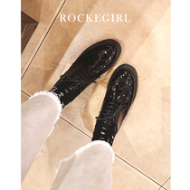 Womens shoes New 2020 explosive summer British style retro single shoe womens flat small leather shoes womens thick-soled muffin shoes