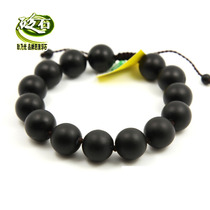 Geng Naiguang 14 2 beads Bianstone bracelet 11mm long-term wear Si Bin Bianstone bracelet hand string Xuanhuang Bianstone