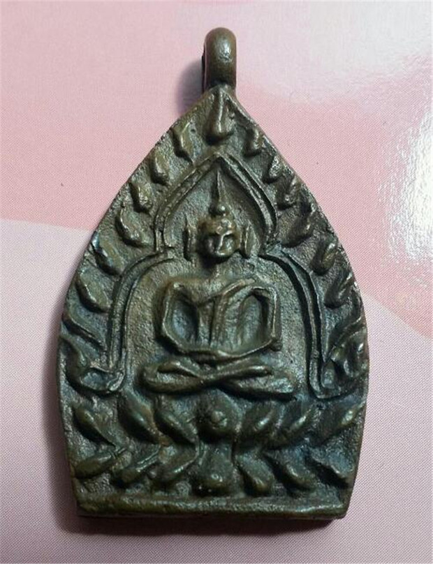 已出2535 wat gangblangkeaw 周所佛 红铜 裸牌 gpra鉴定卡