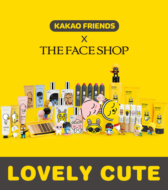 The Face Shop 限量版kakao friends 每日草本洁面清洁毛孔洗面奶产品展示图2