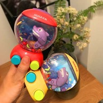 Childrens baby sharks eat small fish palms for game machines Chiller Parenting interactive nostalgic hand-eye coordination Toys
