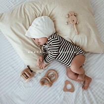 Awensy love exported to Japanese newborn infants and young children without paint environmental protection molars rattle set toys